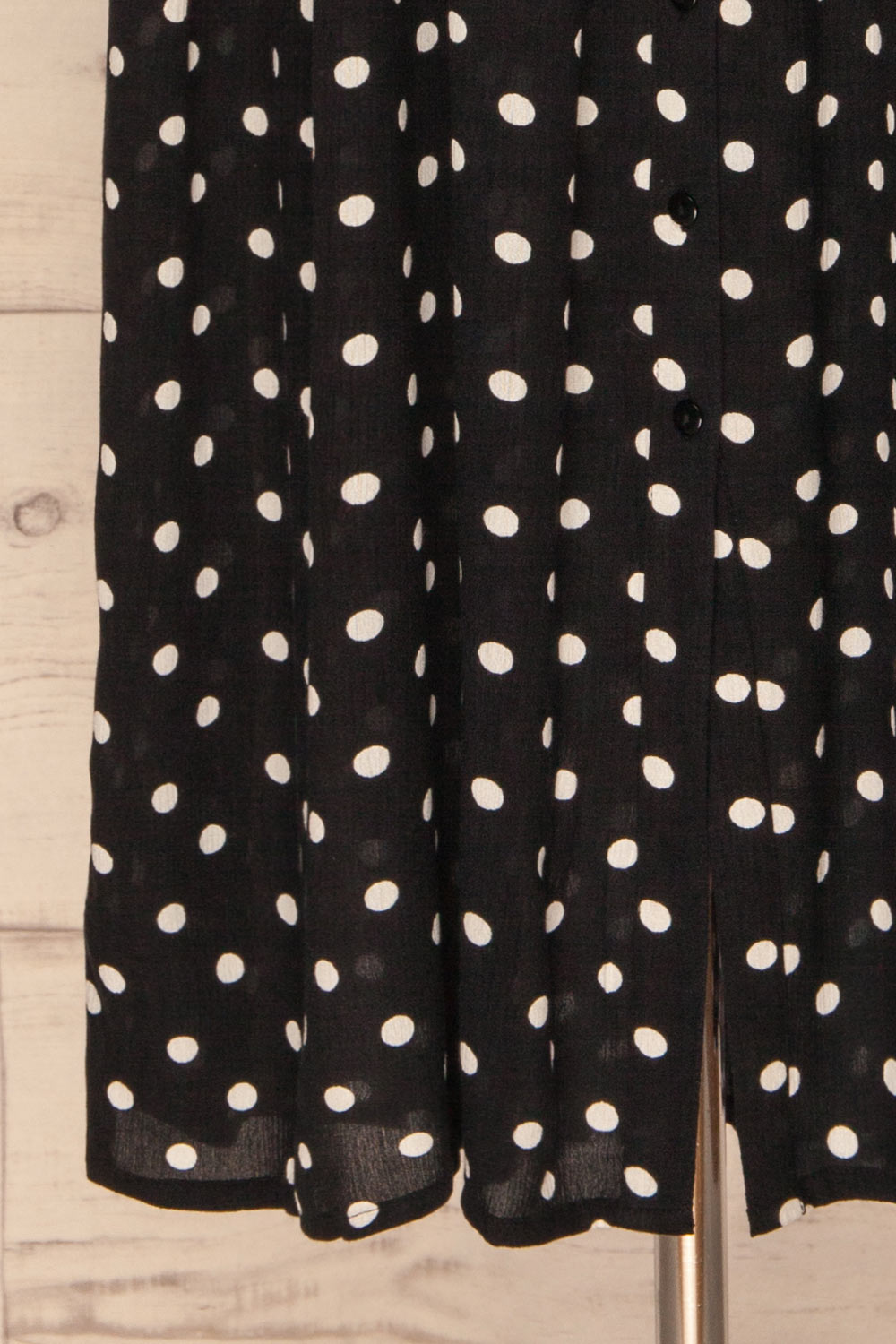 Eidsvollen Black w/ White Polka Dots Dress | La petite garçonne bottom 