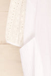 Eina Glacier White Crinkled Style Loose Dress | La Petite Garçonne