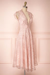 Elaina Baby Pink Sequin A-Line Dress | Boutique 1861 3