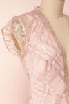 Elaina Baby Pink Sequin A-Line Dress | Boutique 1861 4