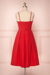 Ellyne Red | A-Line Short Dress