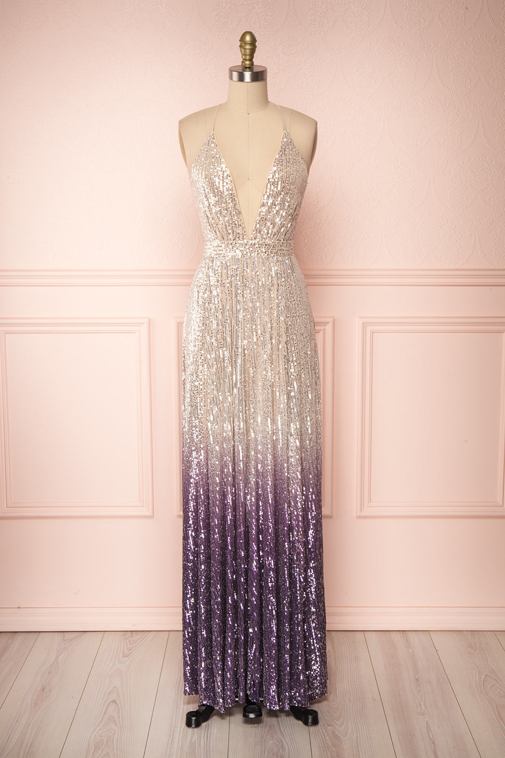 Emerentine Ombre Sequin Gown | Robe longue | Boutique 1861