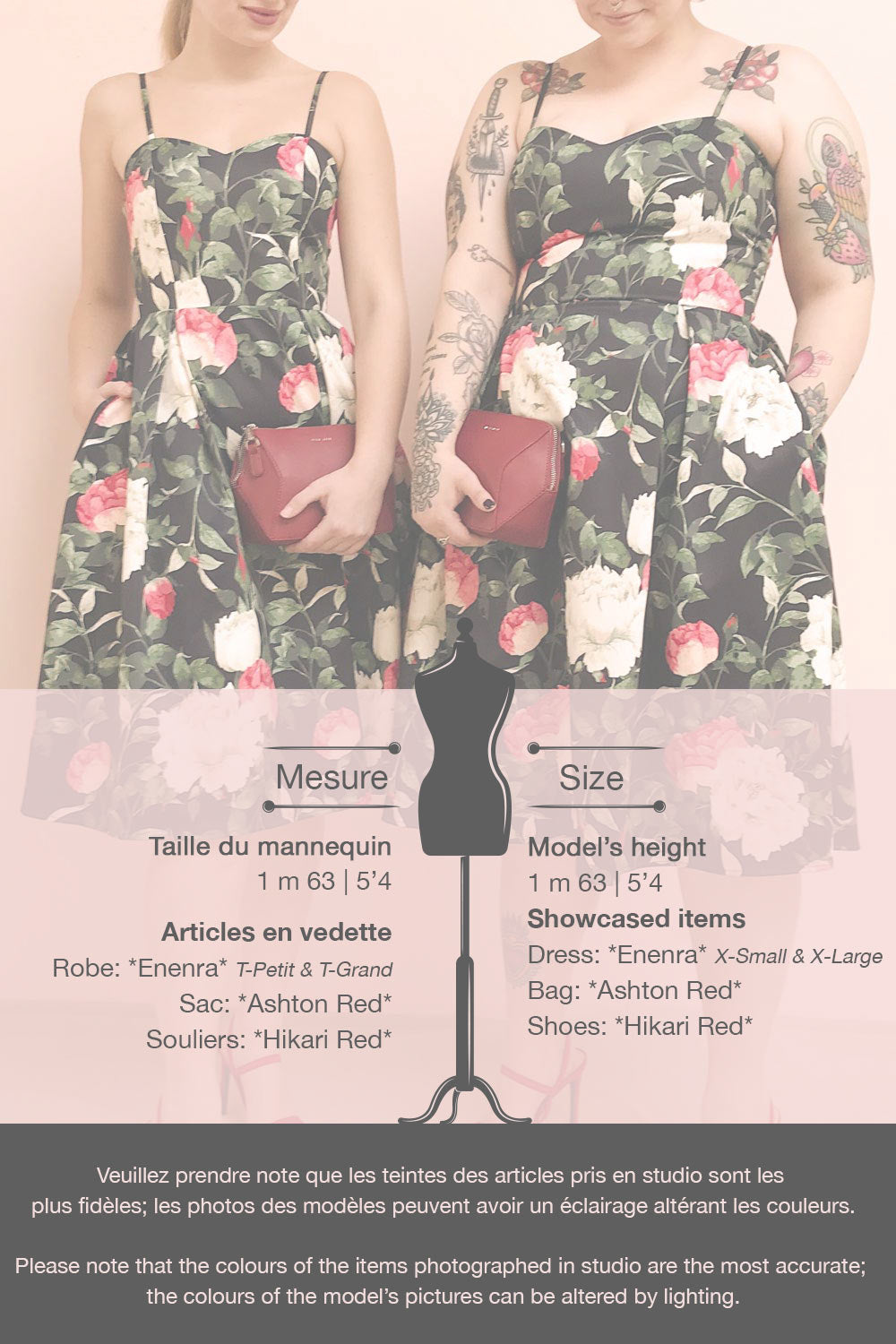 Enenra Black Floral A-Line Midi Dress | Boutique 1861 template