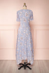 Espella Lilac Floral Buttoned Maxi Dress | Boutique 1861 back view