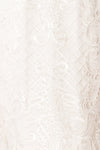 Esperance White Mermaid Gown | Robe Bustier | Boudoir 1861 fabric detail