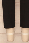 Etain Black Work Pants | Pantalon | La Petite Garçonne bottom close-up