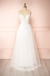 Eugeny White Beaded A-Line Bridal Dress | Boudoir 1861 front view