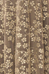 Eurydice Golden Floral Mesh Midi Dress | Boutique 1861 8