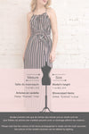Evenes Navy Blue Striped Maxi Dress | La petite garçonne template