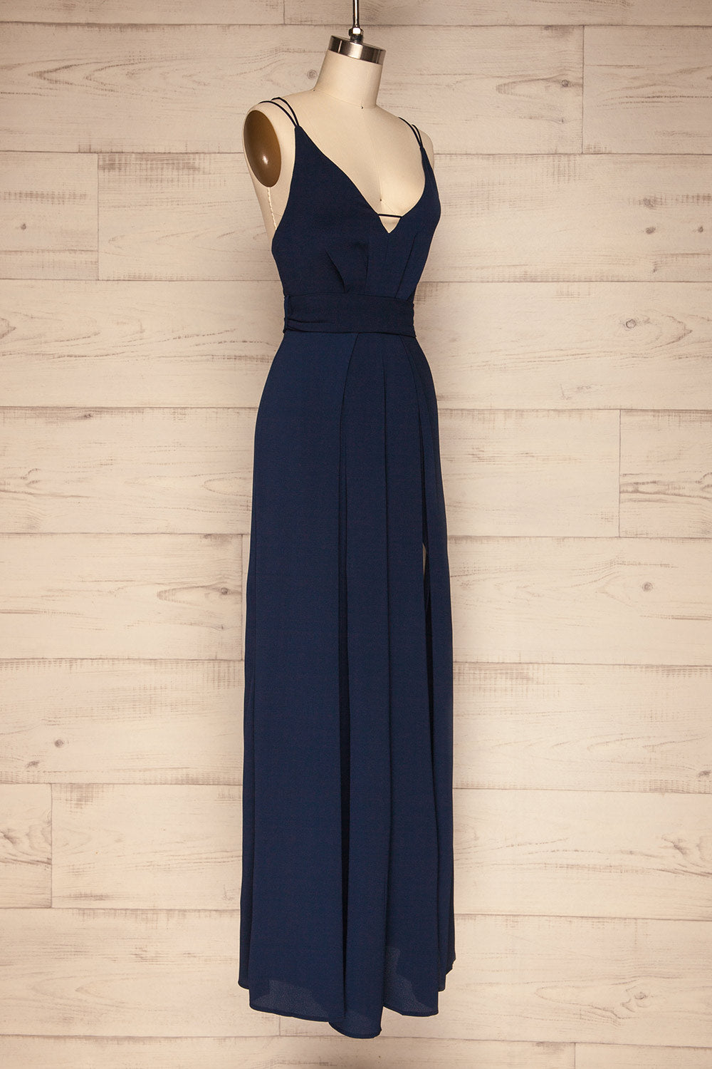 Evje Navy Blue Wide Leg Jumpsuit | La Petite Garçonne 3