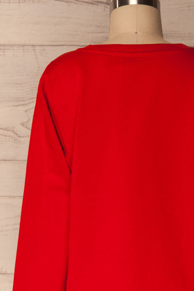 Ewell Fire Red Long Sleeved Sweater | La Petite Garçonne 6