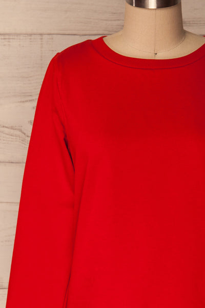 Ewell Fire Red Long Sleeved Sweater | La Petite Garçonne 2