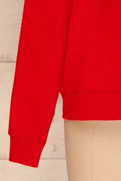Ewell Fire Red Long Sleeved Sweater | La Petite Garçonne 7