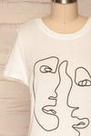 Faadalen Cloud White Short Sleeved T-Shirt | La Petite Garçonne 7
