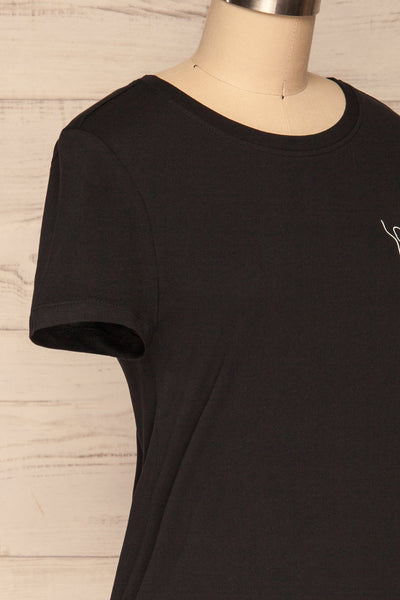 Faadalen Smoke Black Short Sleeved T-Shirt | La Petite Garçonne 4