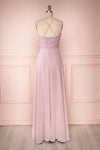 Fabia Lilac | Lilas Lace & Chiffon Dress