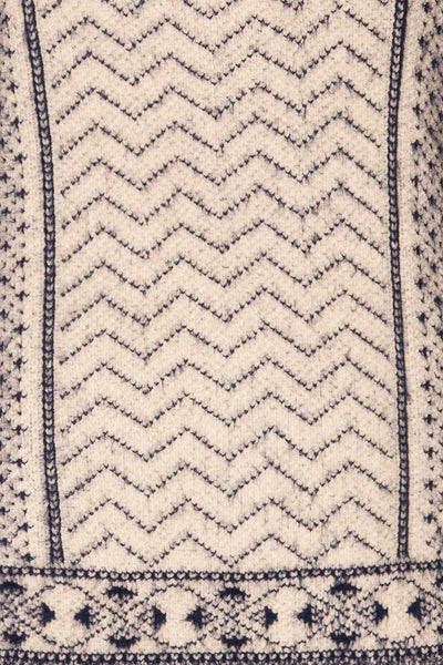Fagerbukta White Patterned Soft Knit | La petite garçonne fabric