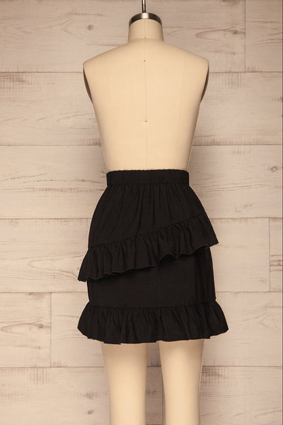 Fagerhoi Black Under Short Mini Skirt | La petite garçonne back view