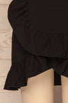 Fagerhoi Black Under Short Mini Skirt | La petite garçonne bottom close-up