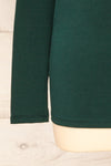 Falejde Green Long Sleeve Mock Neck Top | La petite garçonne bottom