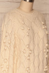 Fanavoll Beige Knit Sweater | La Petite Garçonne side close up