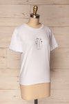 Feelings White Short Sleeved T-Shirt | La Petite Garçonne 4