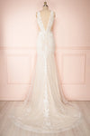 Felicia Floral Lace Maxi Bridal Gown | Boudoir 1861 back view