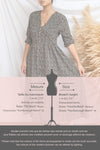 Fenella Black & White Button-Up Midi Dress | Boutique 1861 size