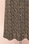 Fenella Black & White Button-Up Midi Dress | Boutique 1861 bottom