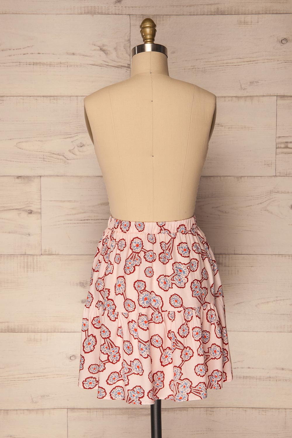 Fénols Pink Floral A-Line Skirt | La Petite Garçonne 5