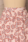 Fénols Pink Floral A-Line Skirt | La Petite Garçonne 2