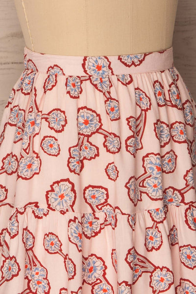 Fénols Pink Floral A-Line Skirt | La Petite Garçonne 4