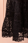 Feryel Black Lace A-Line Summer Dress | Boutique 1861