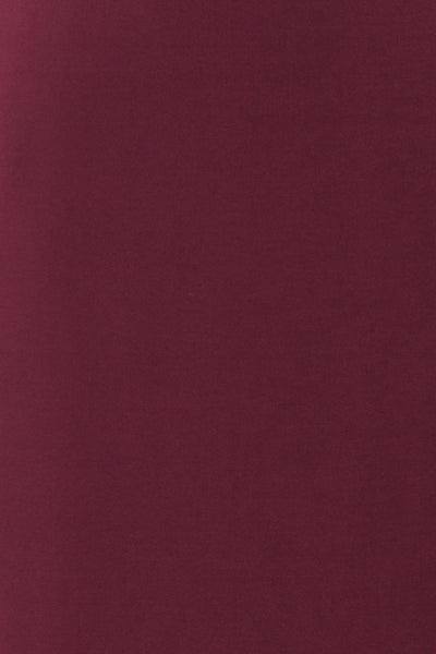 Filnio Burgundy Fitted Ted Baker Cocktail Dress  | TEXTURE DETAIL | Boutique 1861