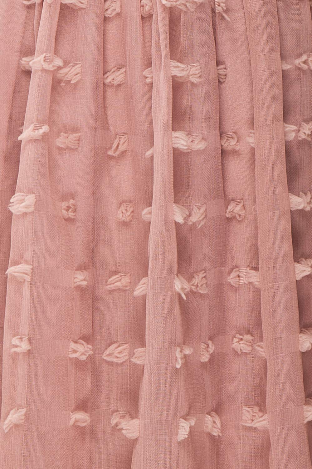 Flavie Rose Pink A-Line Skirt | Jupe Ligne A | Boutique 1861 fabric detail 
