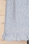 Fleurance Light Blue Patterned Short Dress | La petite garçonne skirt