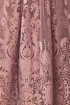Fodla Mauve Embroidered A-Line Dress | Boutique 1861
