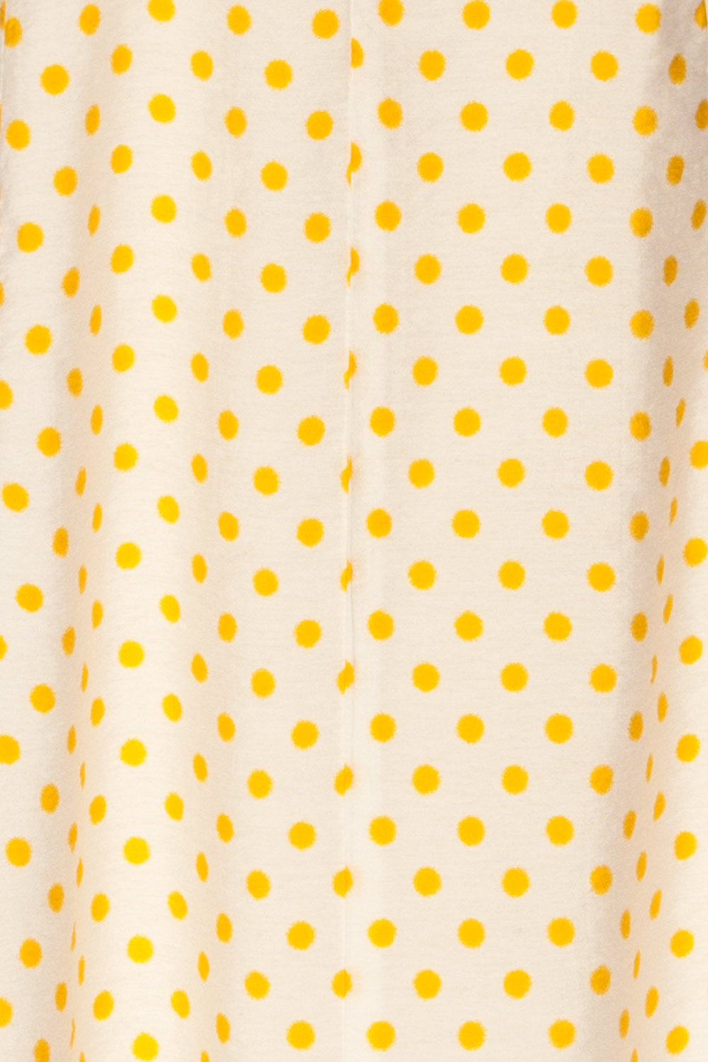 Frampol White Short Dress w/ Polka Dots | La petite garçonne fabric 