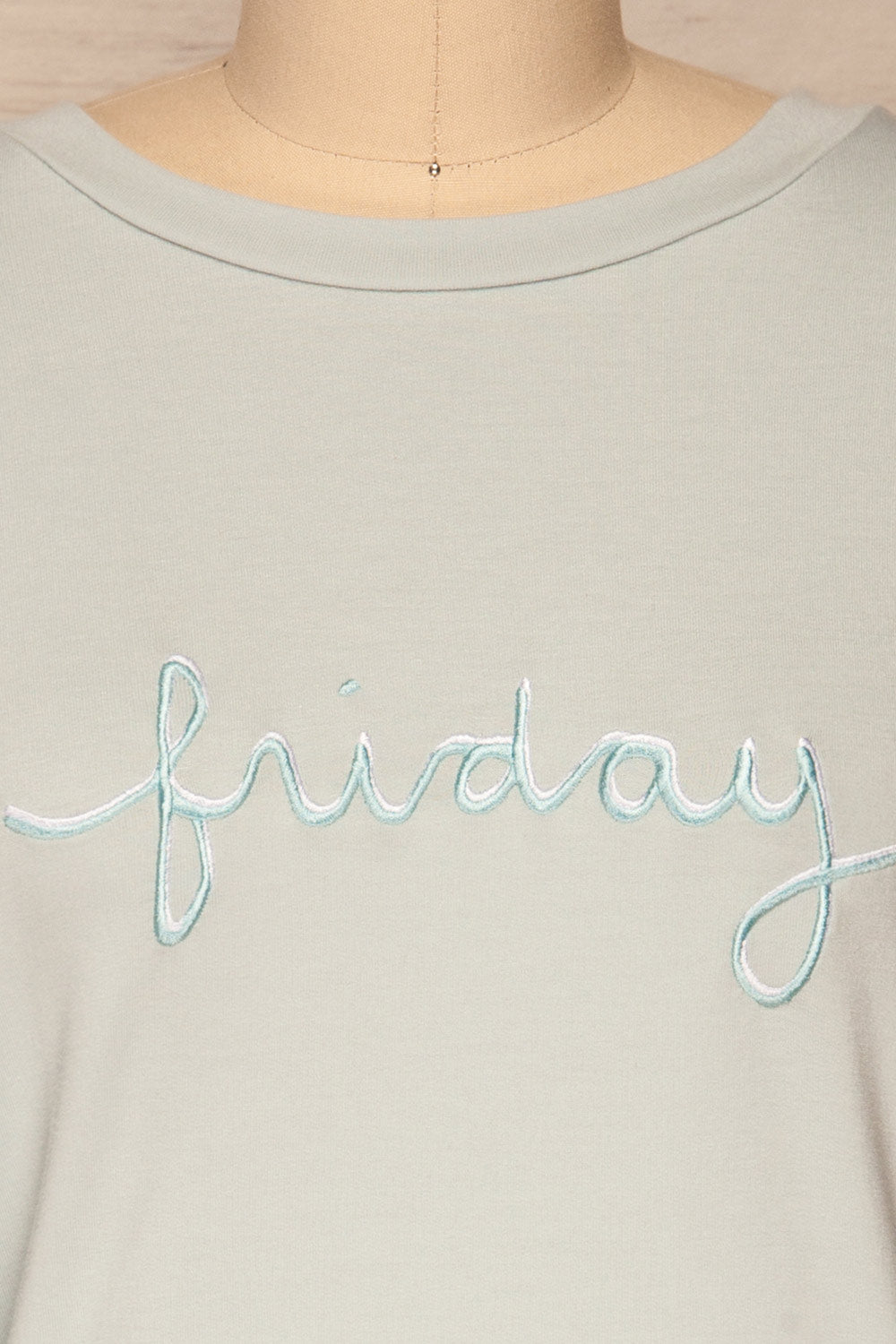 Friday Light Blue Long Sleeved Top | La Petite Garçonne 8