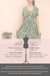 Frieda Green Floral Short Sleeve Midi Dress | Boutique 1861 template
