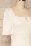Fukui Howlite White Short Sleeved Bodysuit | La Petite Garçonne 4