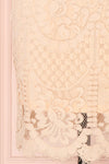Gabryelli Blush Lace Fitted Cocktail Dress | Boutique 1861 details