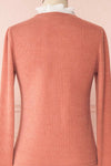 Gadiela Pink Ribbed Knit Top with Pleated Details | Boutique 1861 6