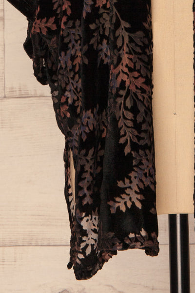 Gaivola Black Floral Velvet Kimono | La Petite Garçonne Chpt. 2 8