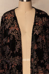 Gaivola Black Floral Velvet Kimono | La Petite Garçonne Chpt. 2 3