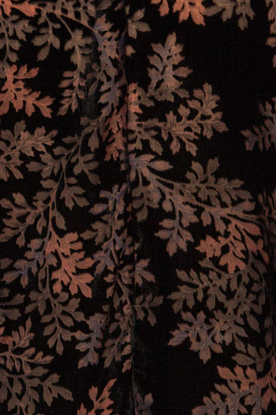 Gaivola Black Floral Velvet Kimono | La Petite Garçonne Chpt. 2 9