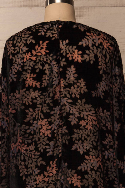 Gaivola Black Floral Velvet Kimono | La Petite Garçonne Chpt. 2 7