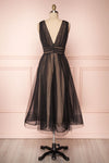 Galynne Noire Party Dress | Robe en Tulle back view | Boutique 1861