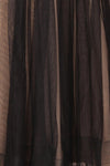 Galynne Noire Party Dress | Robe en Tulle fabric close up | Boutique 1861