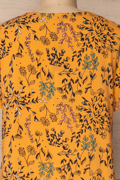 Gavrion Yellow Floral Short Sleeved T-Shirt | La Petite Garçonne  6